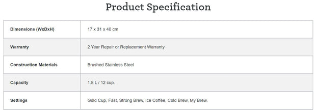 Breville Precision Brewer™ Thermal